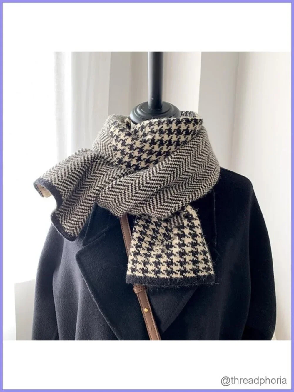 Cashmere Scarf for Women - Soft Plaid Lightweight Wrap